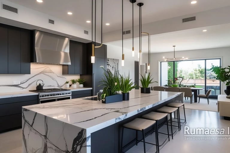 kitchen set depok custom premium