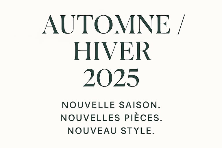collection hiver automne 2025