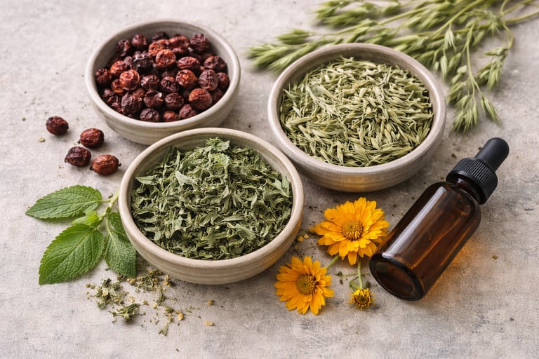 Foundational herbs for daily wellness and nourishment 