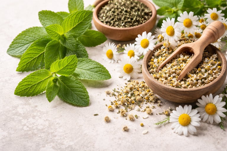 Gentle herbs to help support relaxation and restful sleep