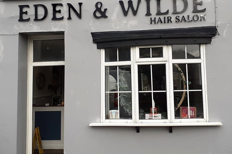 Front of Eden Wilde hair salon