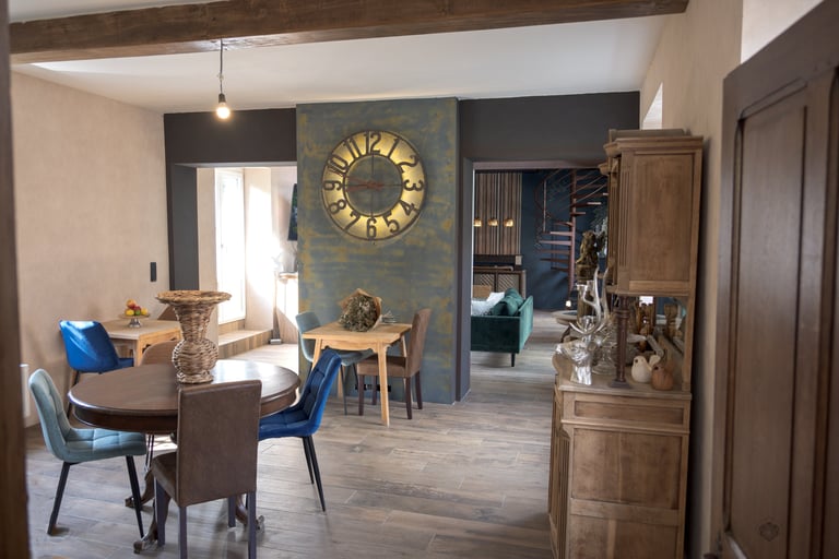 pièce commune à la ferme de la cour