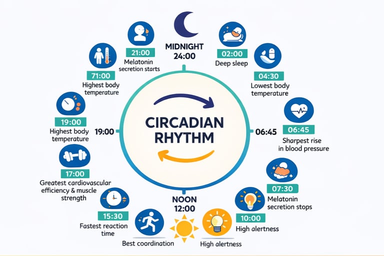 circadian rhythm cycle for meals