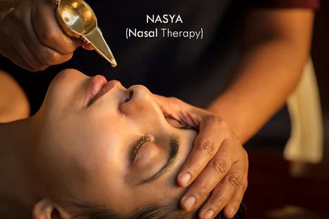 nasal therapy (nasya therapy) for migraine treatment