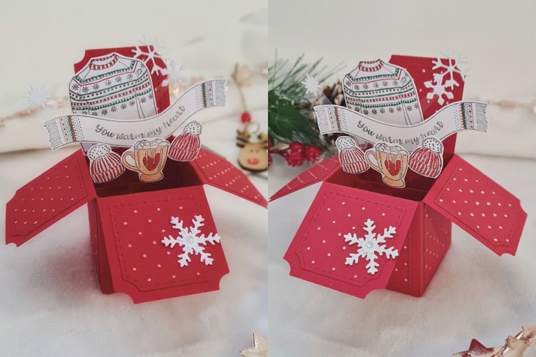 Handmade Christmas Pop Up Card Ideas