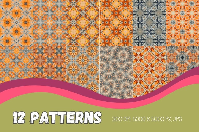 Commercial use patterns for print on demand