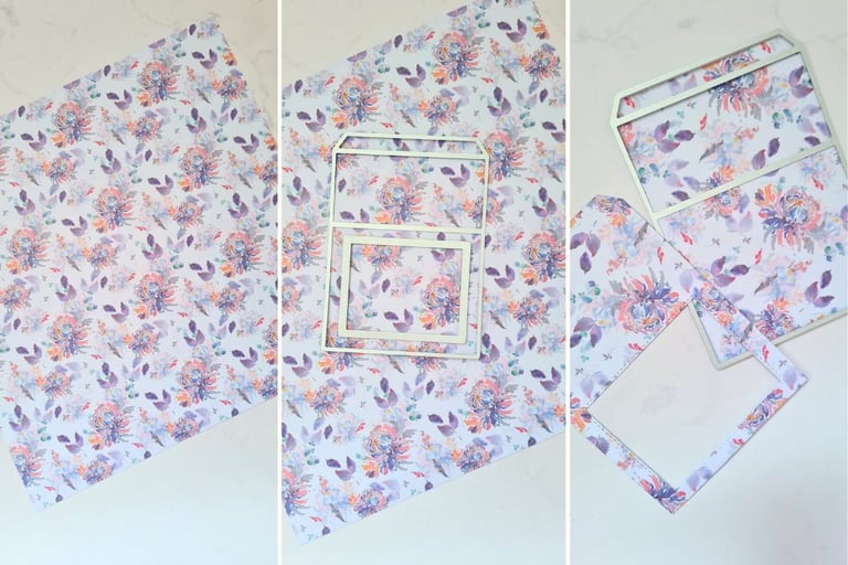 How to make a 3D shadow box card, Handmade 3D card idea