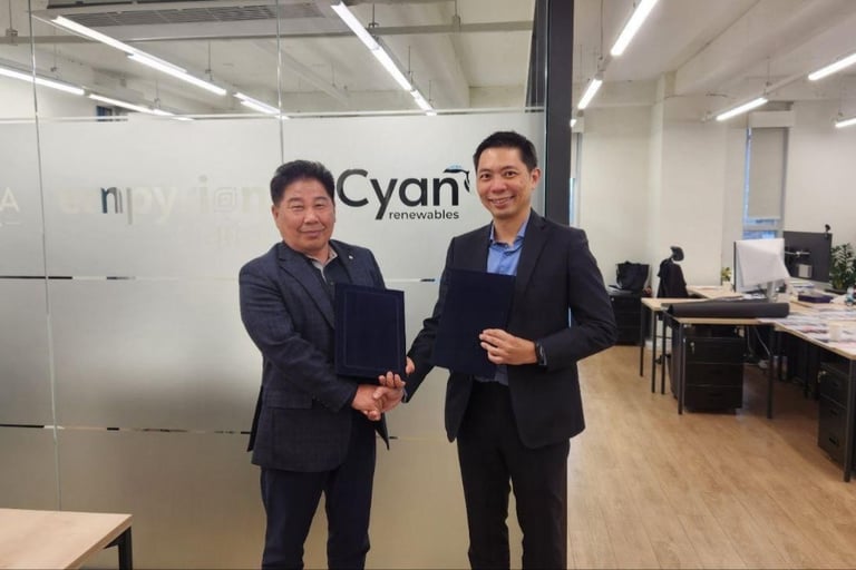 Cyan Renewables and Hyundai Asset Management Sign Memorandum of Understanding