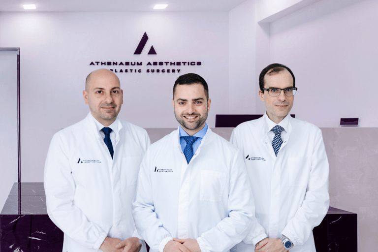 Medical team at Athenaeum Aesthetics plastic surgery clinic in Vouliagmeni Athens