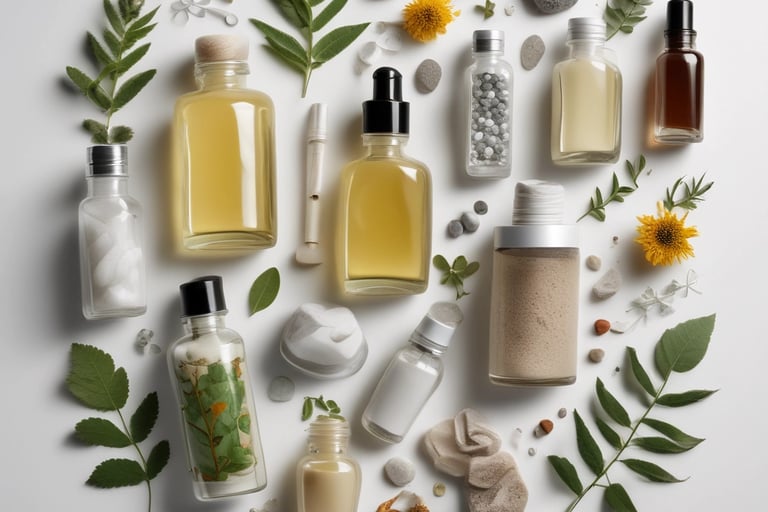 cosmetici naturali con ingredienti organici per il corpo