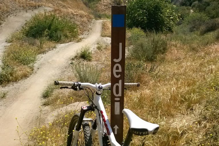 Jedi trail at hulda crooks park