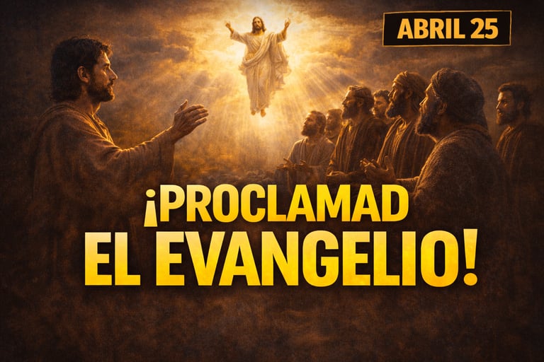 Evangelio de hoy SÁBADO 25 de Abril de 2026