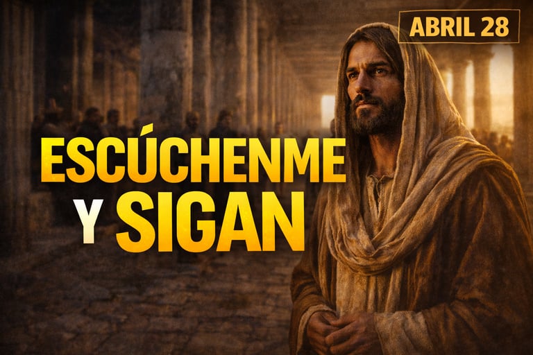 Evangelio de hoy ABRIL 28 de Abril de 2026