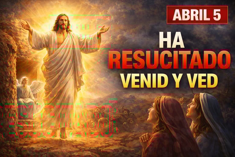 el evangelio del 5 de abril