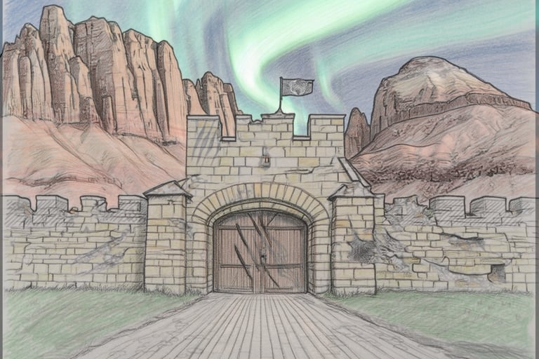 Front of Helsgaard Keep