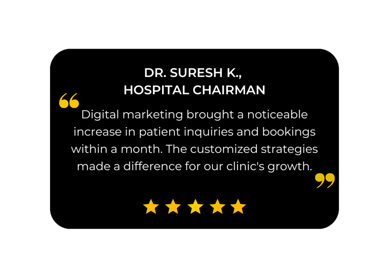 a customer review telling how they received quality leads with the digital marketing services