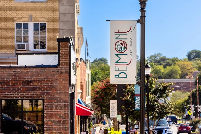 Main street downtown Belmont
