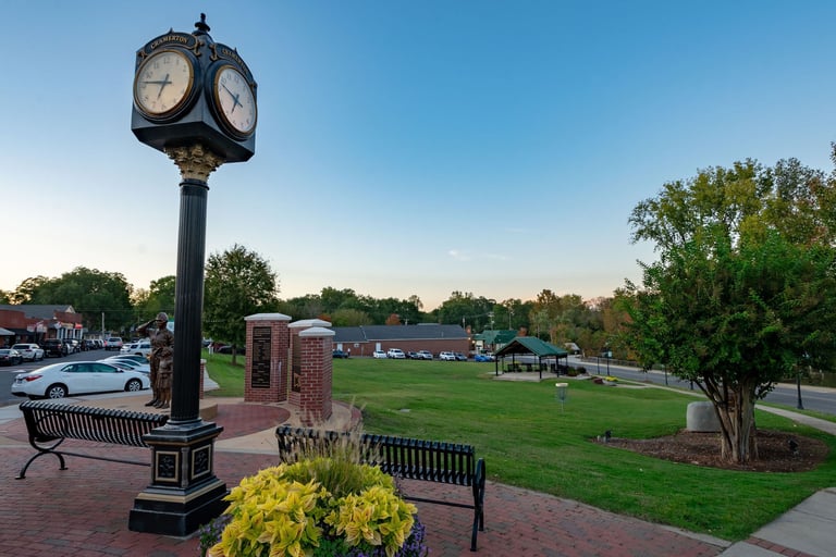 Main street downtown Cramerton