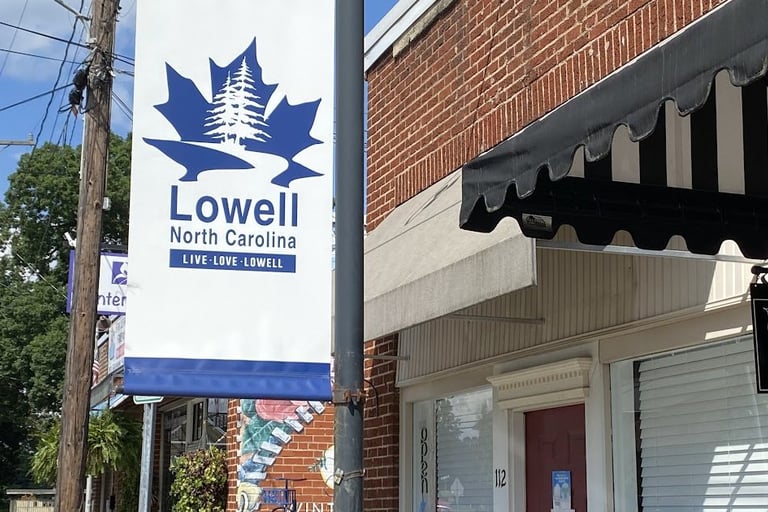 Main street downtown Lowell