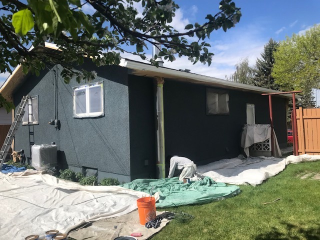 exterior stucco surface painting