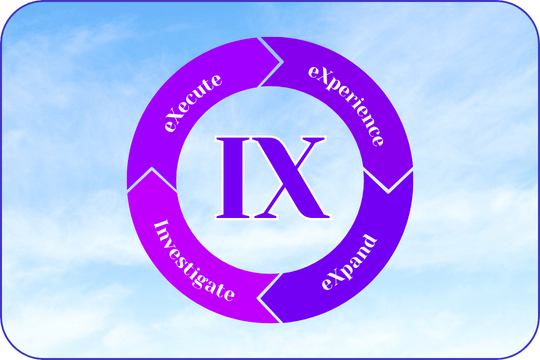 IX Thinking Model guiding Integrix in solving challenges and expanding impact