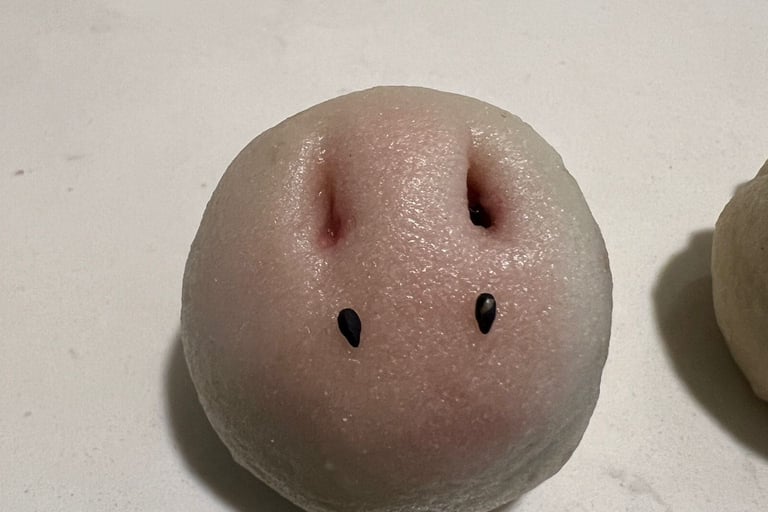 特色可愛小兔仔造型冰皮月餅,深受幼稚園及中小學生歡迎