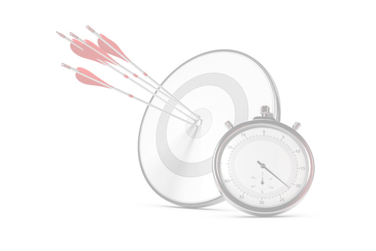 a clock with arrows and arrows in the middle