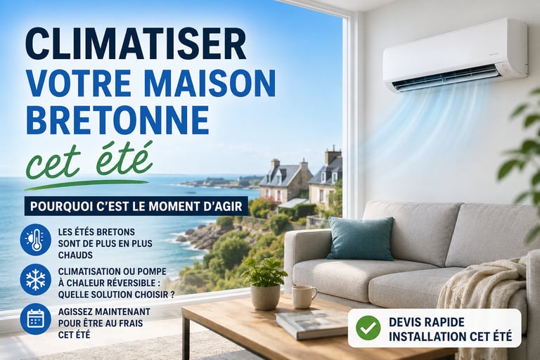 climatiser votre maison à Rennes Vannes saint malo solution devis et mailleur installation