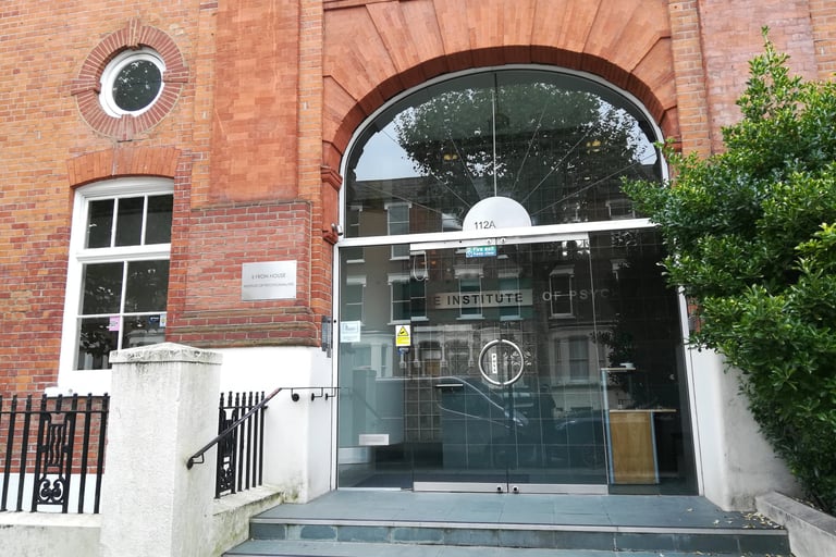 Institute of psychoanalysis entrance.