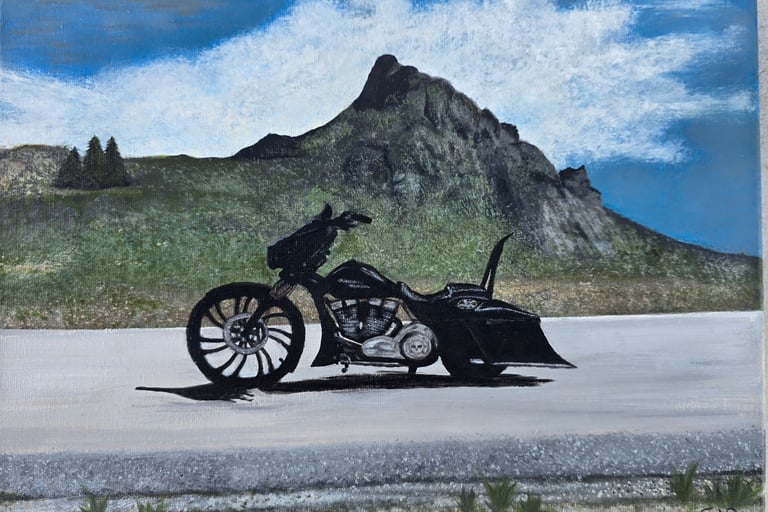 Sturgis  customer painting