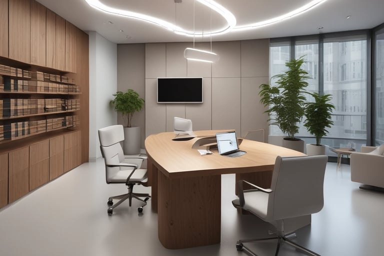 Bright living room with modern inventory