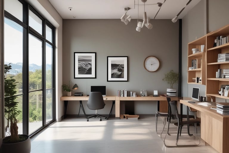 Bright living room with modern inventory