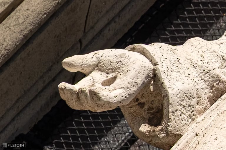 Close-up of St. Francis’s open hand, clearly displaying the stigmata wound, symbolizing passion.