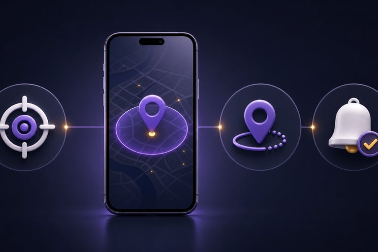 Permisos de ubicación precisa, ubicación en segundo plano y notificaciones para HIURBEX