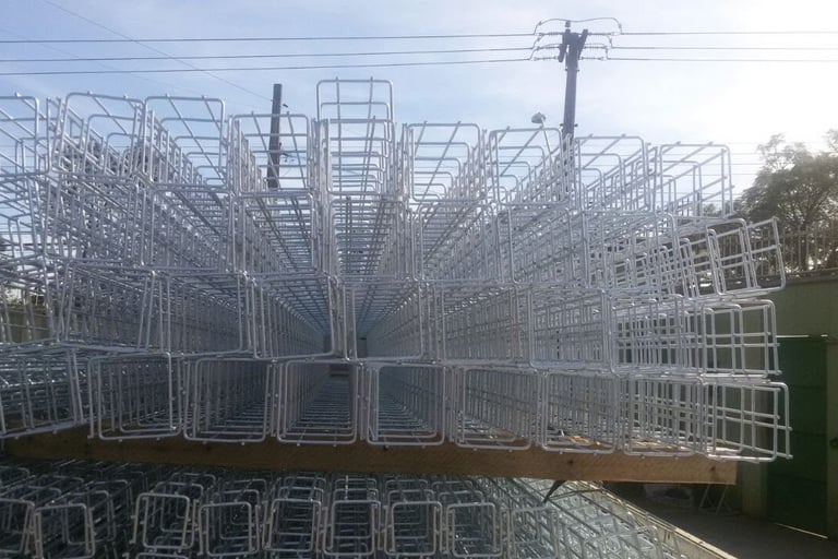 eletrocalhas aramadas