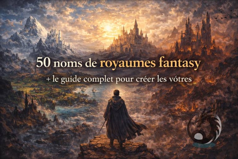 Un homme découvre des royaumes de Fantasy
