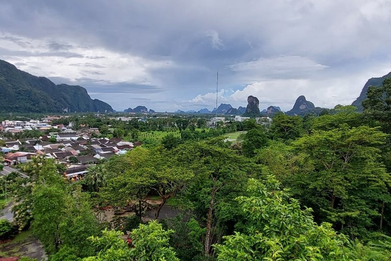 thailand phang nga town viewpoint