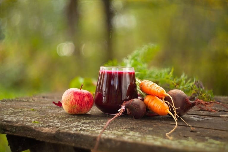 ABC , super hydrate mixture of apple, beet and carrot. check out the benefits.