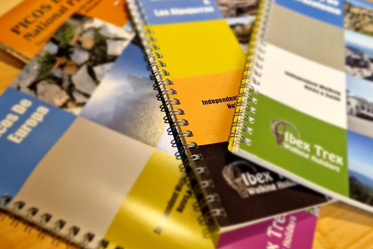 Walk books for each area we hike in