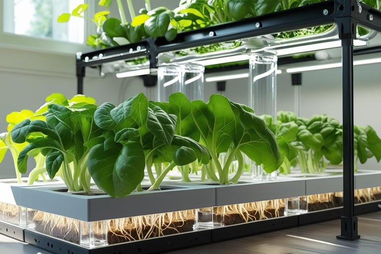 Small Sunlit Hydroponic System