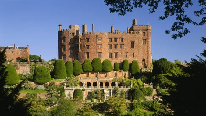 Powys Castle in Welshpool 