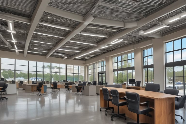 Bright living room with modern inventory