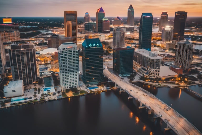 MIx of Residential and commercial in Downtown Jacksonville