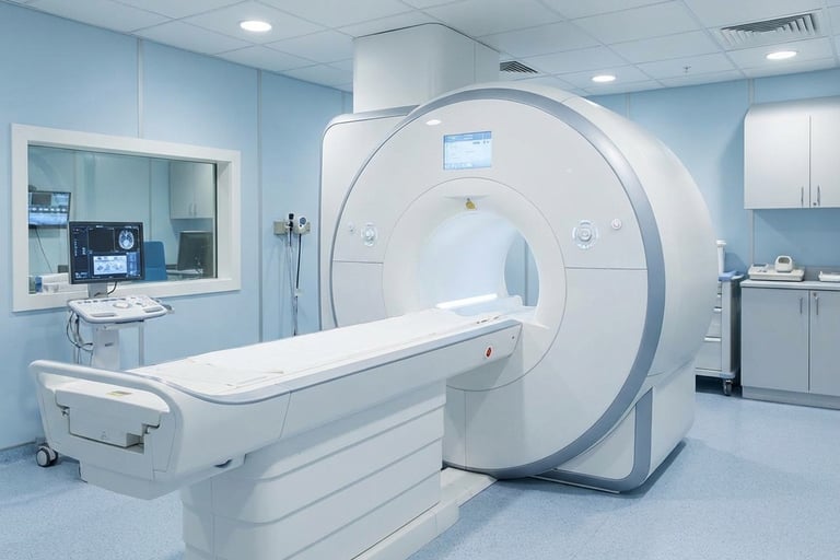 mri machine in a medical facility