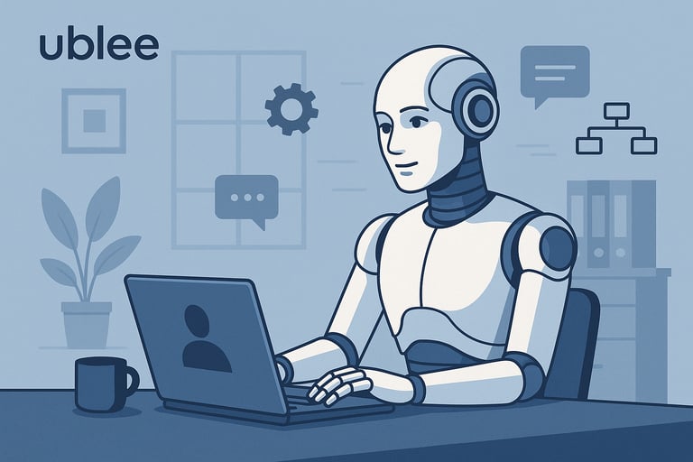 ublee funcionarios virtuais