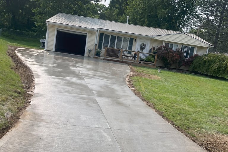 Concrete Driveway in Grand Blanc, Mi