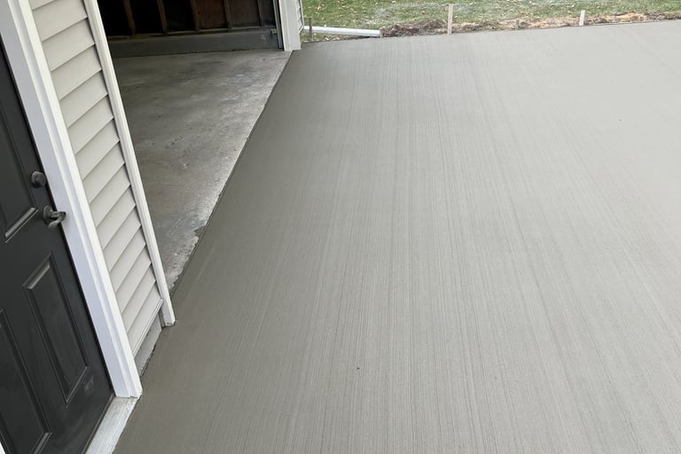 Concrete Driveway Installation in Genesee County, Michigan