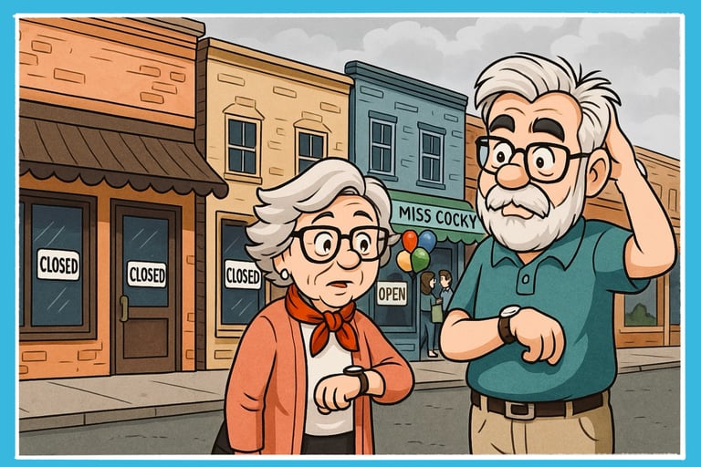 Opa and E.B discover that the Historic District is mostly closed