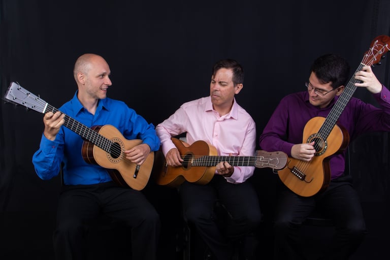 trio de guitarras románticas, AntonioGómez, Nahuel Laviola y Pablo J. Santos 