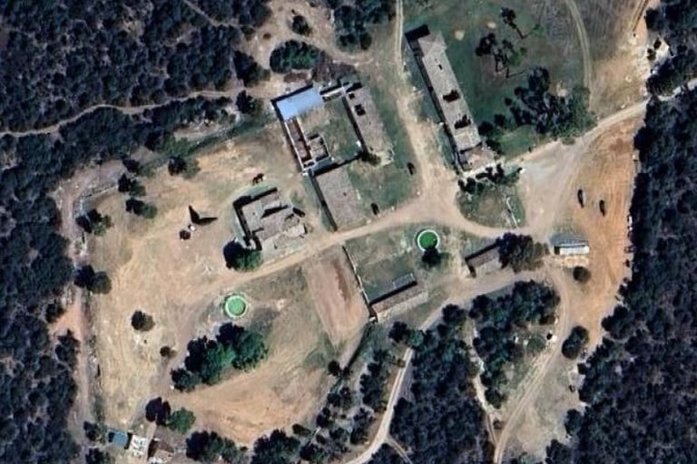 Vista satelital de la finca de La Cabañuela